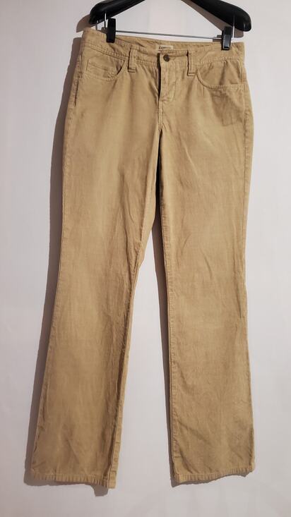 Express Pants - Express VTG Y2K Corduroy Bootcut Pants Womens Size 4 Mid Rise Tan Beige Cotton